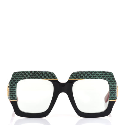 Gucci Snakeskin Acetate Square Sunglasses GG0484S Multicolor 2 of 8