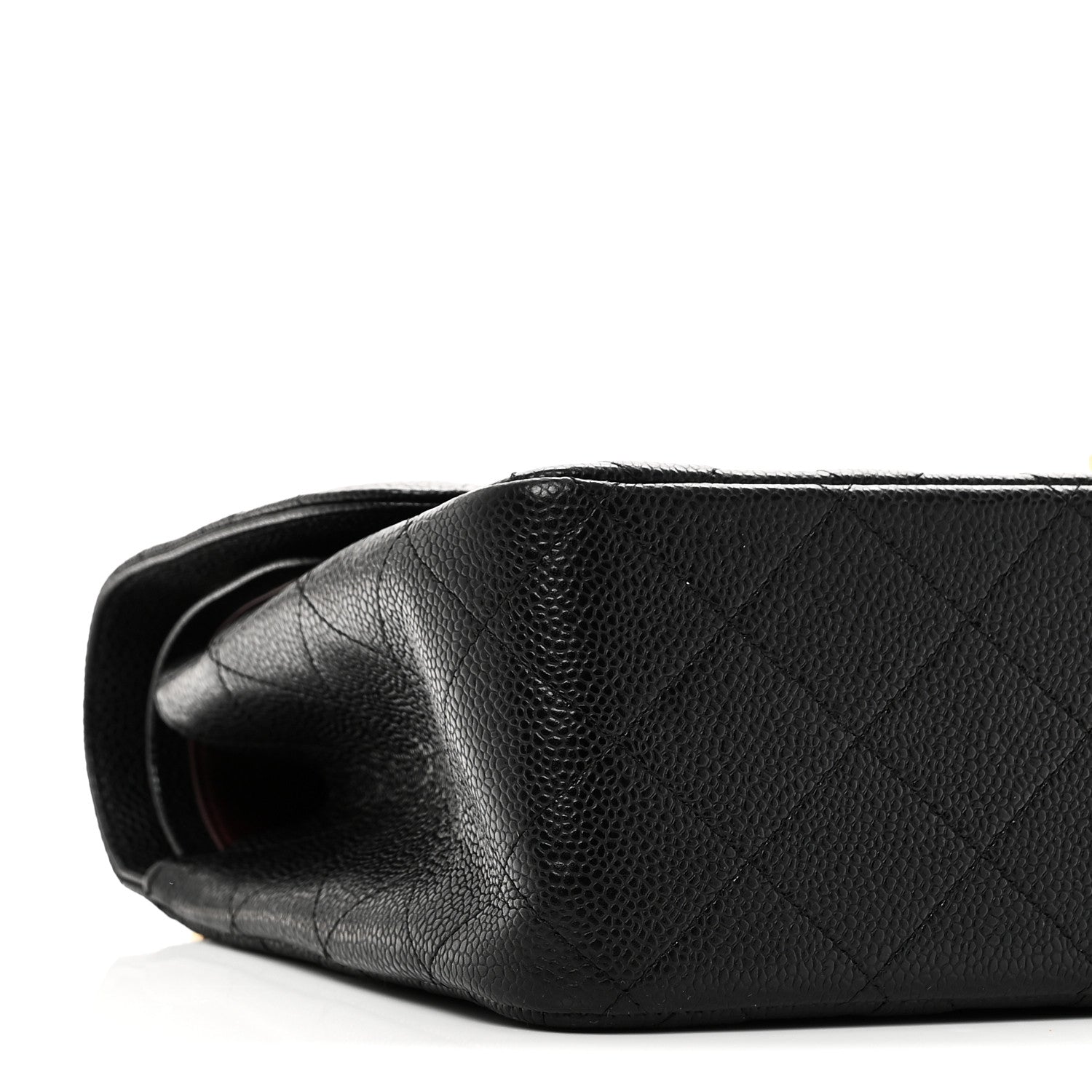 Chanel Caviar Quilted Jumbo Double Flap Black 9 of 10