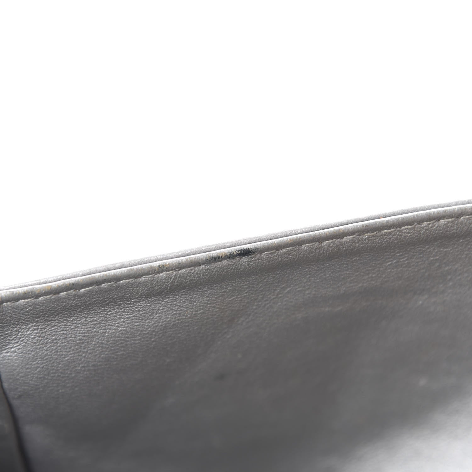Chanel Metallic Aged Calfskin Quilted 2.55 Reissue 227 Flap Argent Fonce 18 of 23