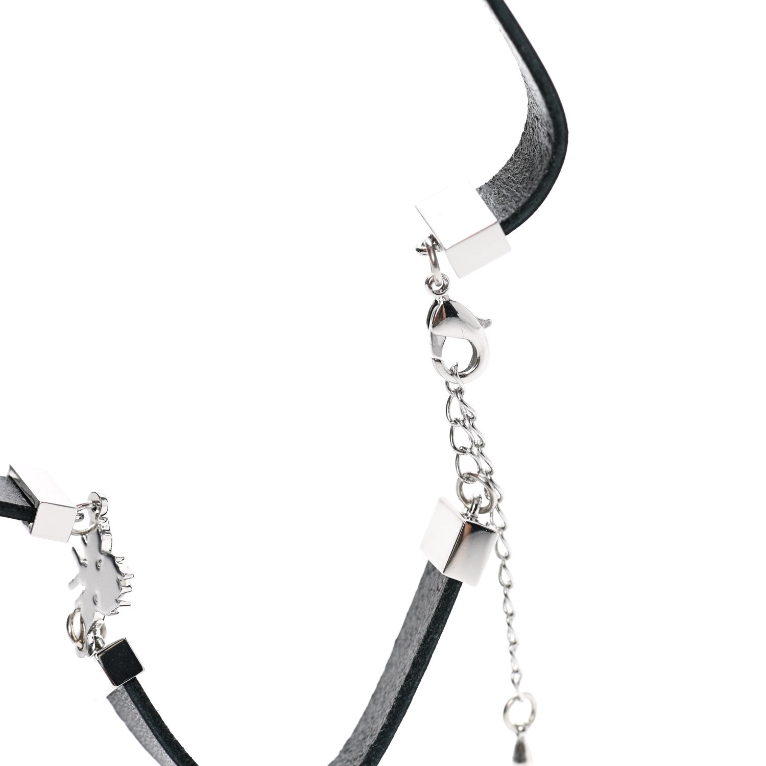 Christian Dior Calfskin Dior Bee Double Bracelet Black 4 of 4
