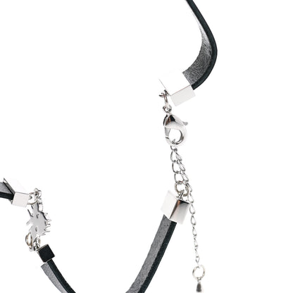 Christian Dior Calfskin Dior Bee Double Bracelet Black 4 of 4