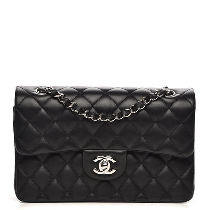 Chanel Lambskin Quilted Small Double Flap Black 1 of 8
