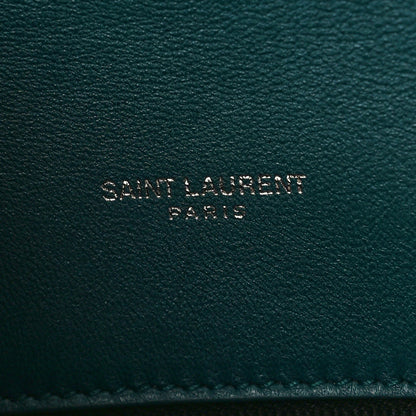 Saint Laurent Lambskin Quilted Medium Loulou Puffer Monogram Chain Satchel 7 of 11