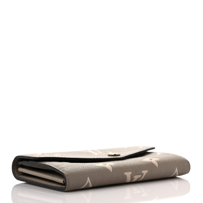 Louis Vuitton Empreinte Monogram Giant Sarah Wallet Tourterelle Creme 4 of 8