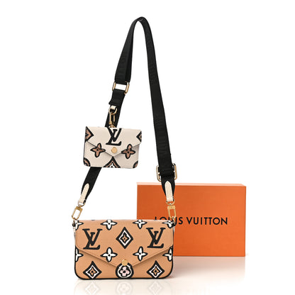 Louis Vuitton Monogram Wild At Heart Felicie Strap & Go Arizona Creme 12 of 12