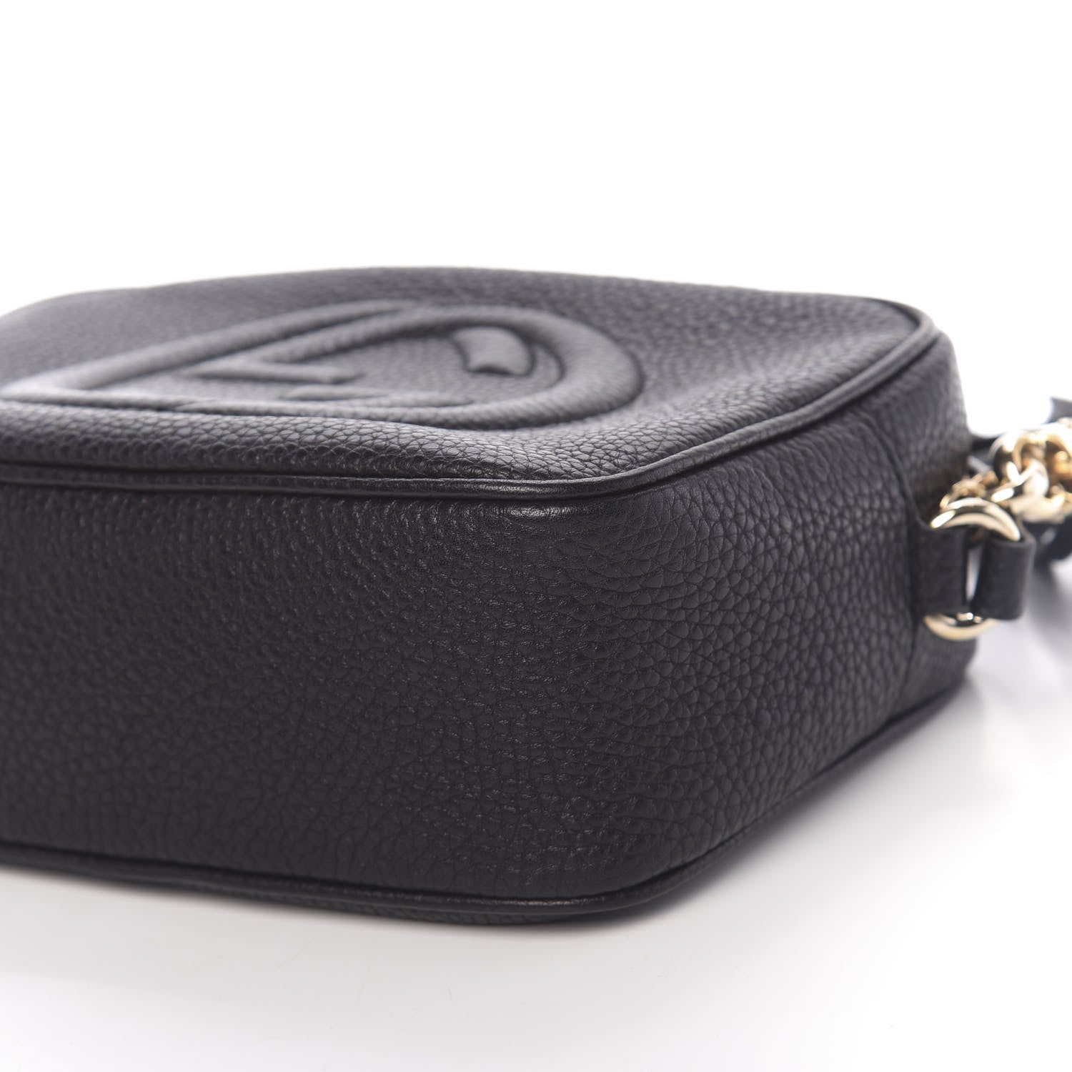 Gucci Pebbled Calfskin Small Soho Disco Bag Black 9 of 10