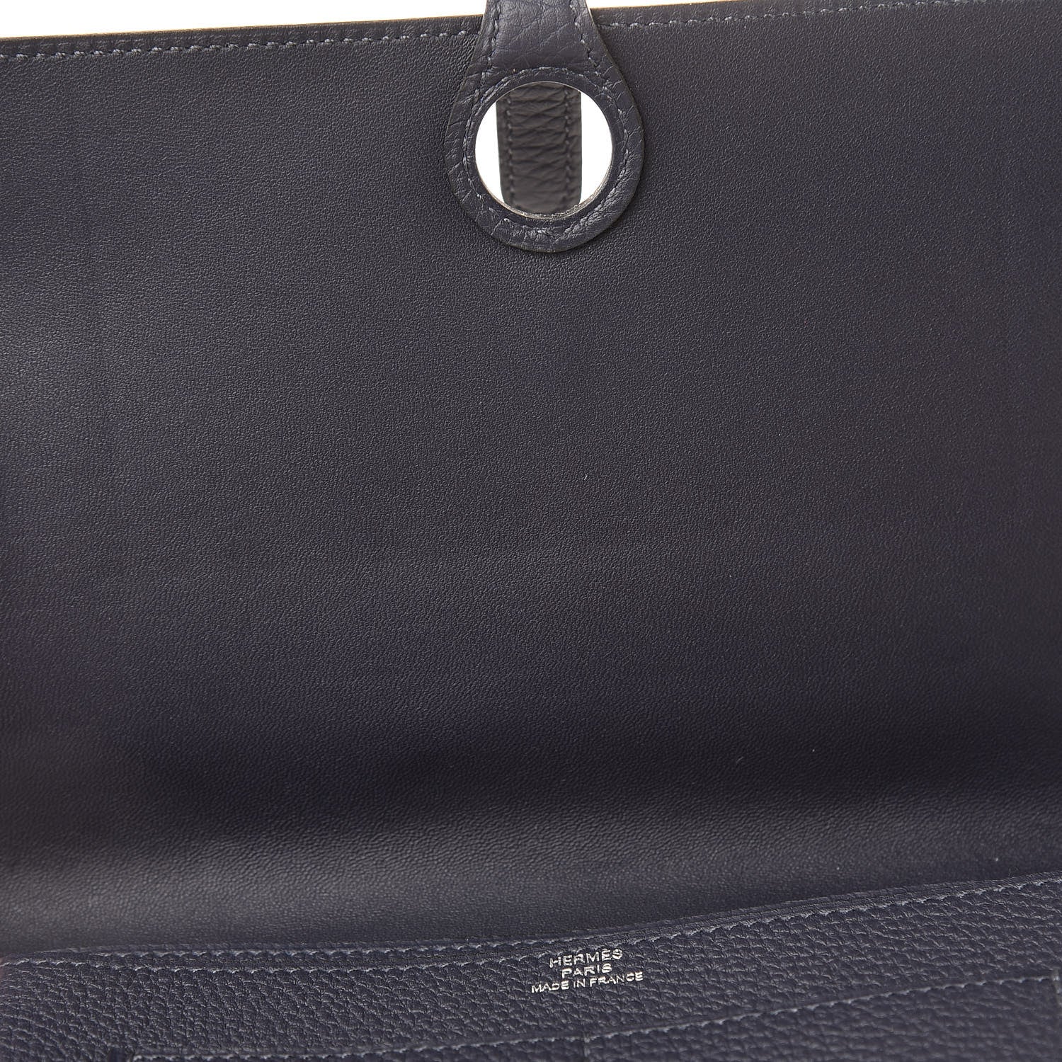 Hermes Togo Dogon Duo Wallet Bleu Nuit 10 of 11