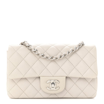Chanel Caviar Quilted Mini Rectangular Flap Ivory 1 of 12