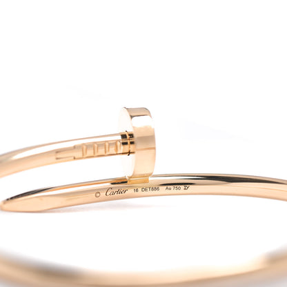 Cartier 18K Yellow Gold Juste Un Clou Bracelet 16 4 of 5