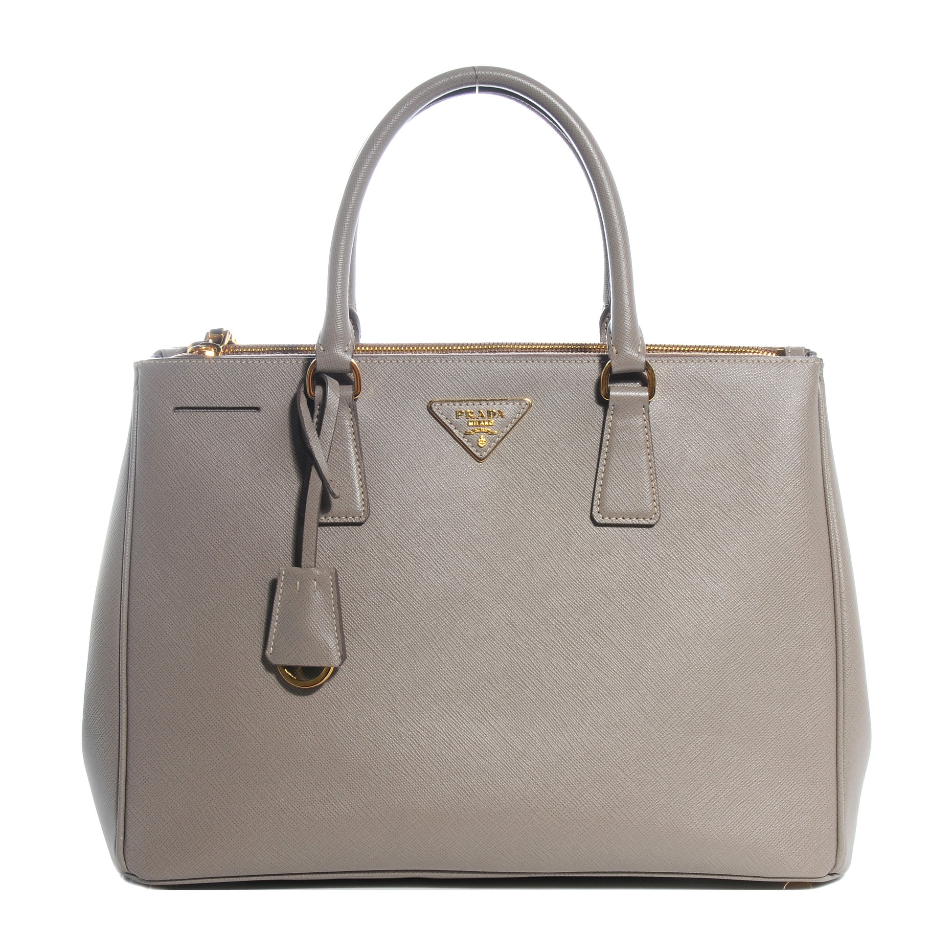 Prada Saffiano Lux Medium Tote Argilla 1 of 8