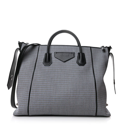 Givenchy Wool Houndstooth Large Soft Antigona Black 1 of 9