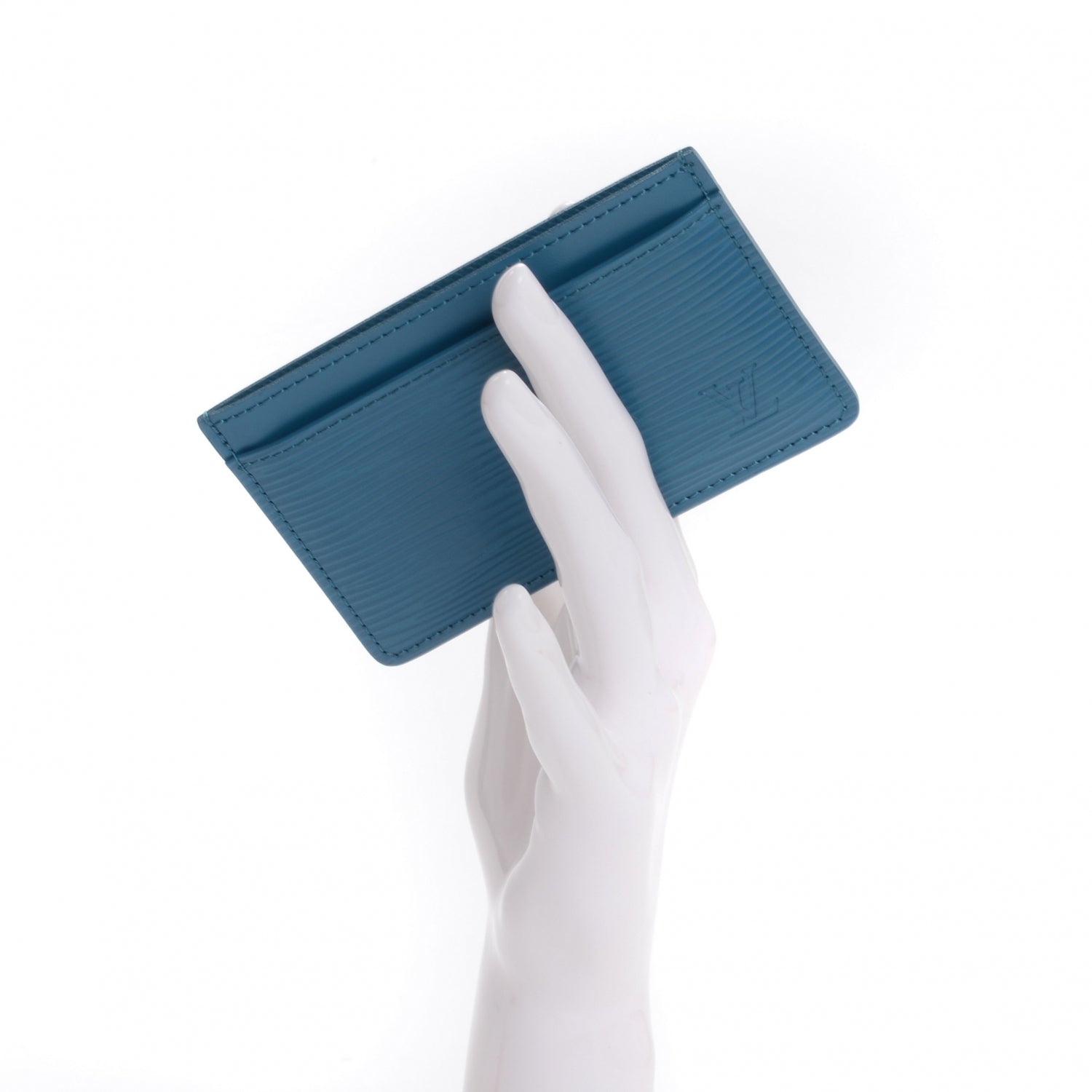Louis Vuitton Epi Card Holder Cyan 2 of 6