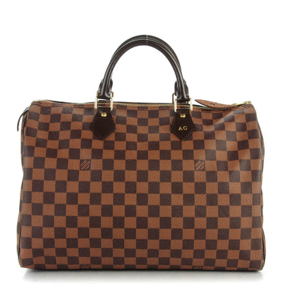 Louis Vuitton Damier Ebene Speedy 35 1 of 8