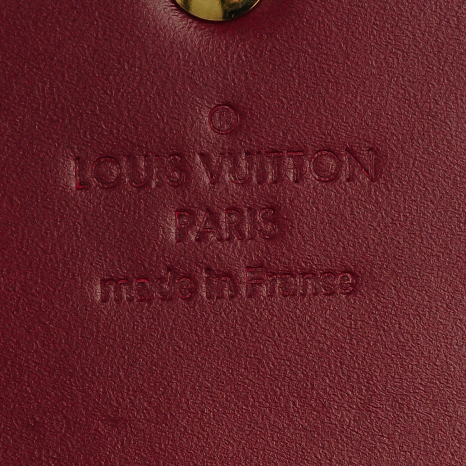 Louis Vuitton Vernis Sarah Wallet NM Griotte 6 of 6
