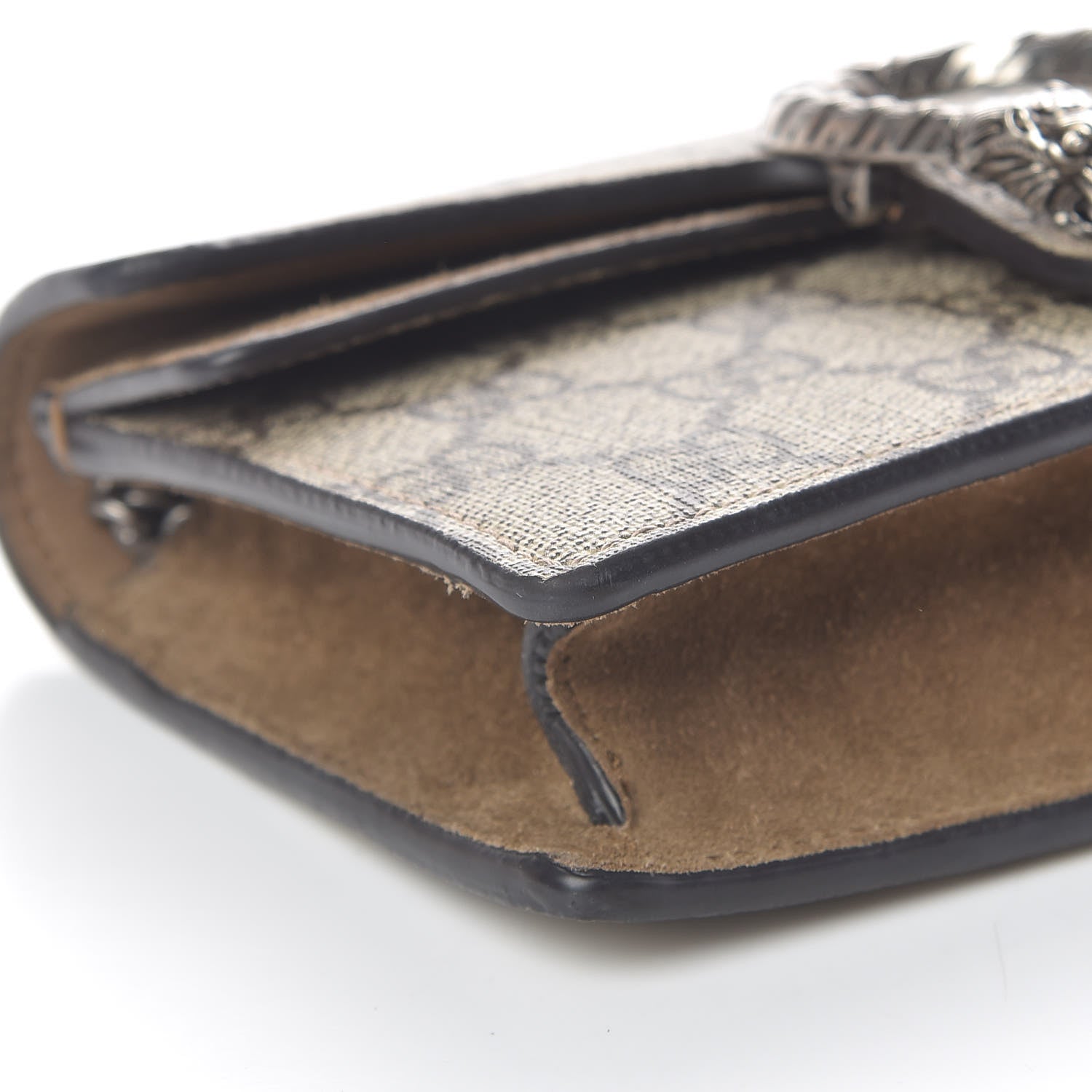 Gucci GG Supreme Monogram Super Mini Dionysus Shoulder Bag Taupe 8 of 11
