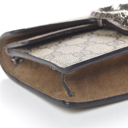 Gucci GG Supreme Monogram Super Mini Dionysus Shoulder Bag Taupe 8 of 11