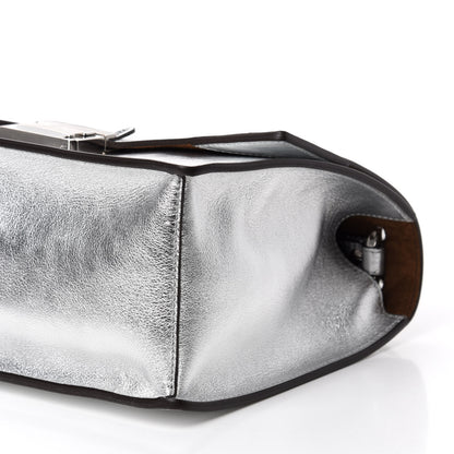 Fendi Vitello Catalan Mirror F is Fendi Kan U Shoulder Bag Argento 7 of 12