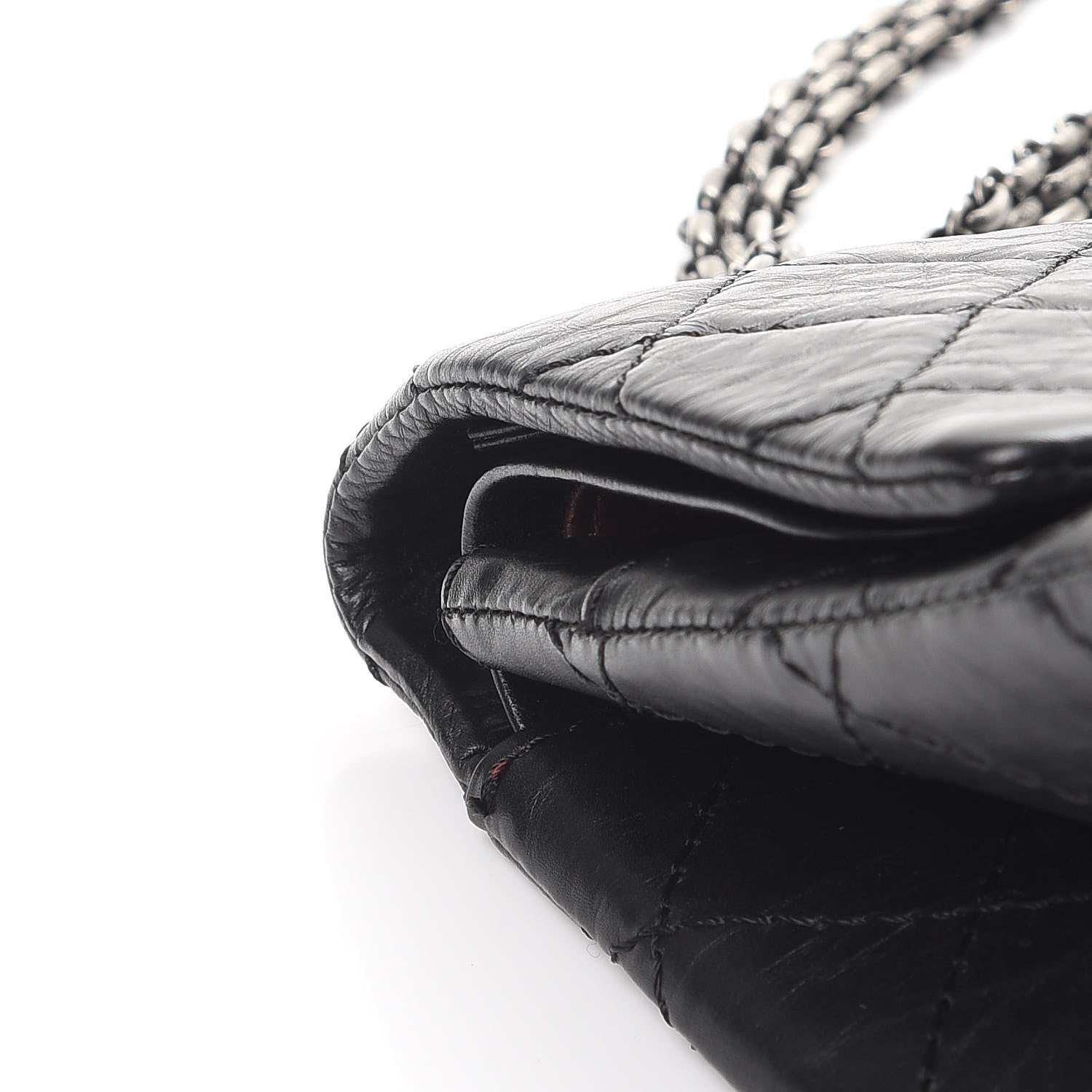 Chanel Aged Calfskin Quilted 2.55 Reissue 226 Flap Black 13 of 13