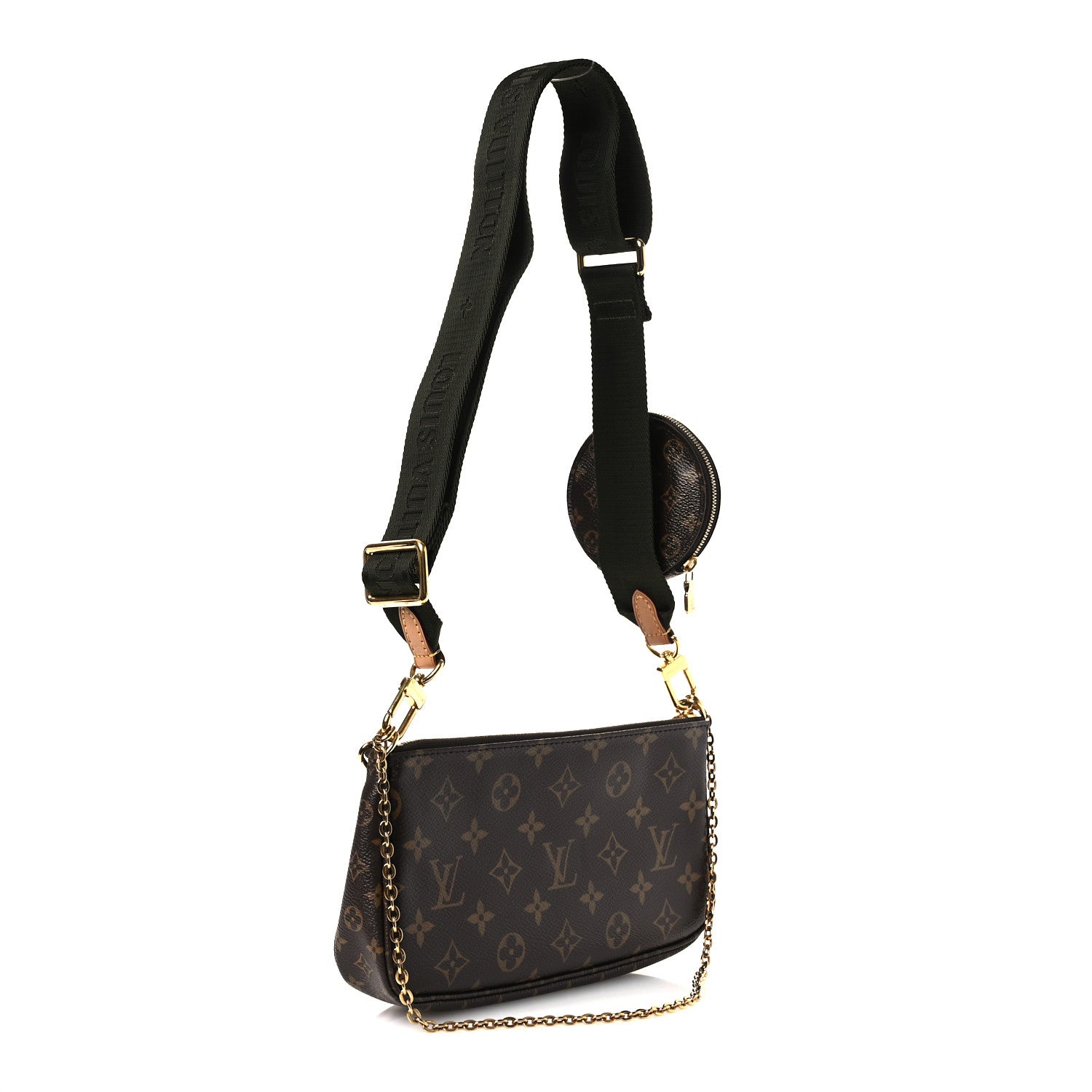 Louis Vuitton Monogram Multi Pochette Accessories Kaki 3 of 12