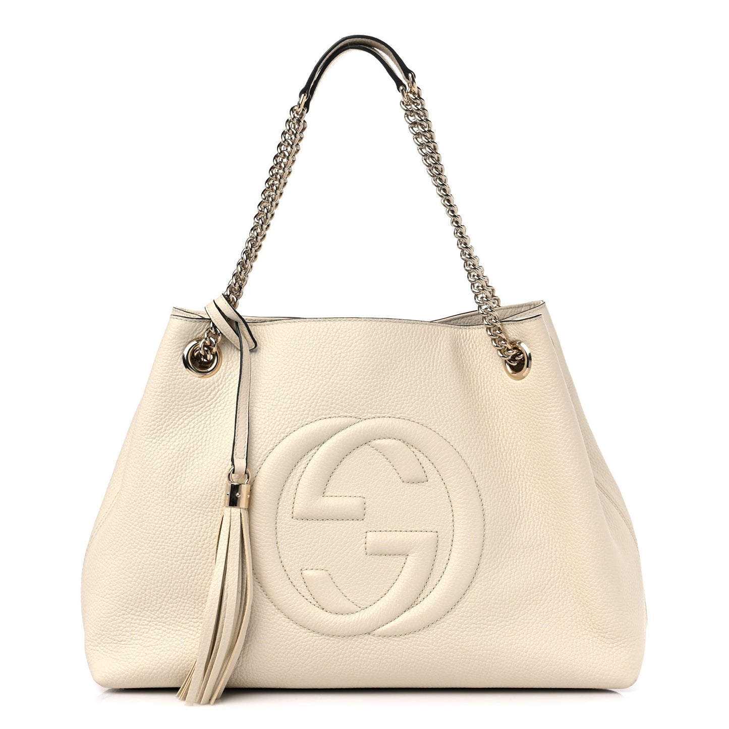 Cellarius Calfskin Medium Soho Chain Shoulder Bag Ivoire