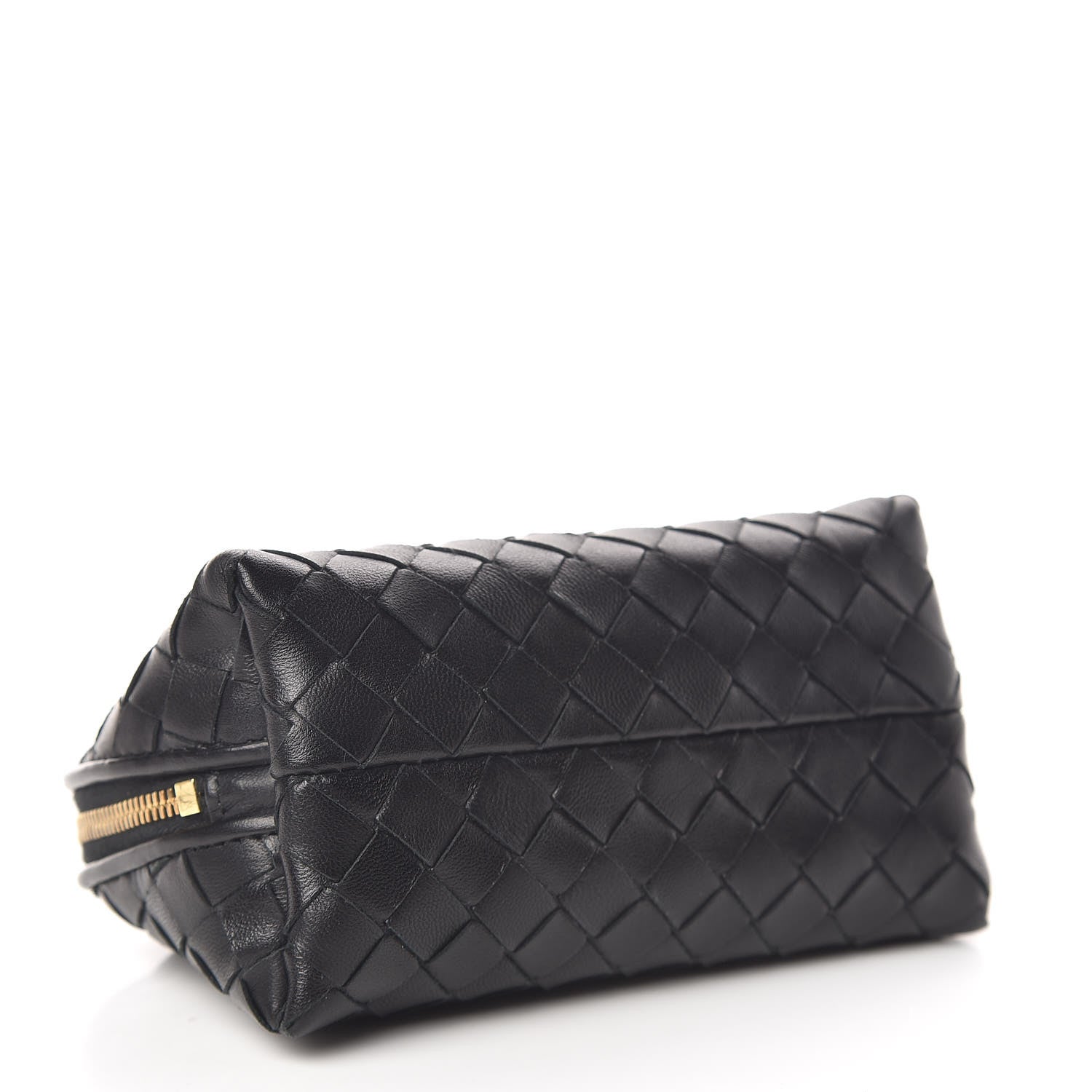 Bottega Veneta Nappa Intrecciato Small Cosmetic Pouch Black 4 of 9