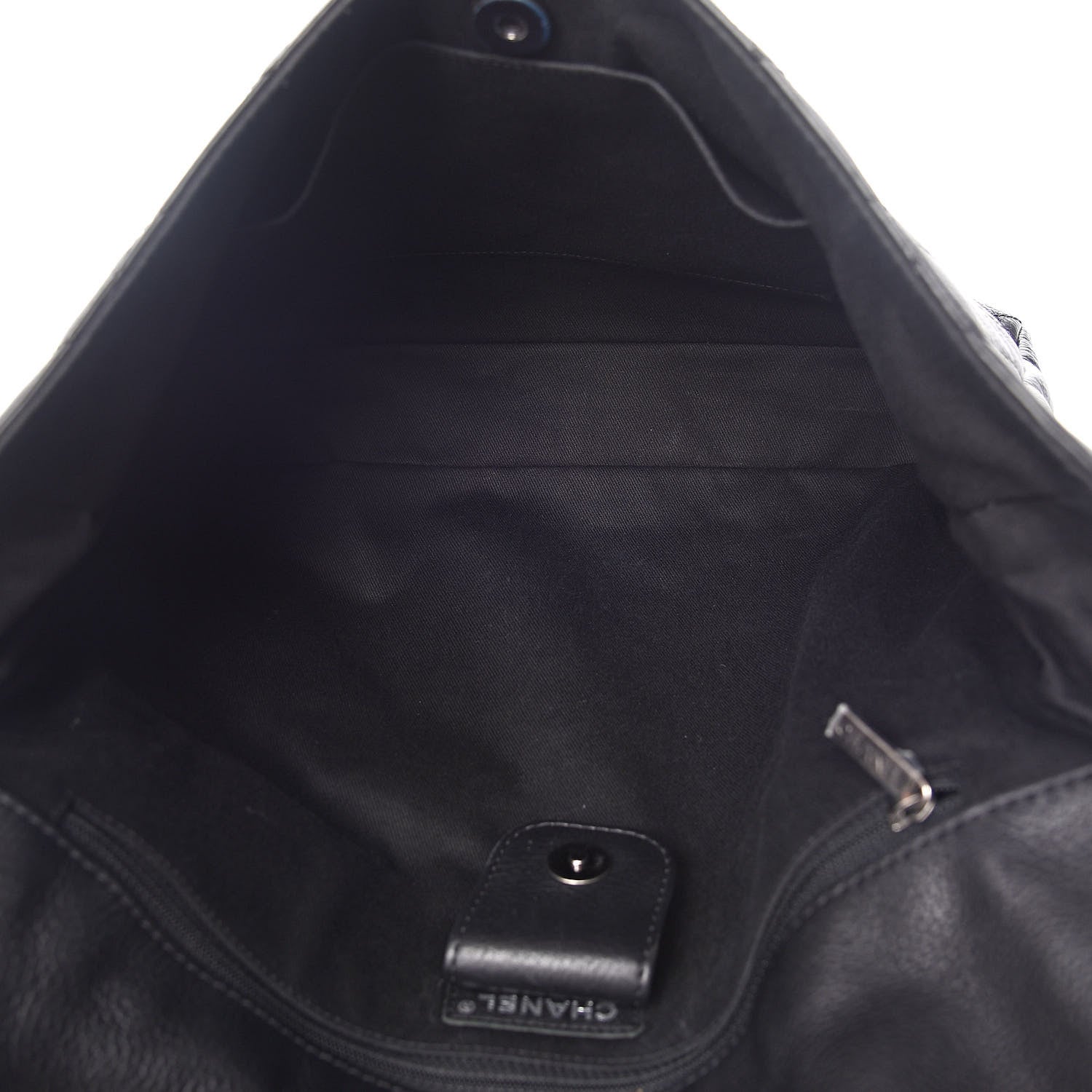 Chanel Calfskin Quilted Couture Messenger Black 5 of 12