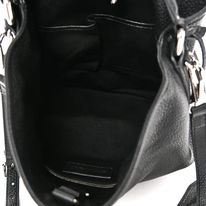 Burberry Calfskin Studded Medium Susanna Hobo Black 5 of 9
