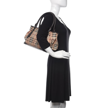Burberry Haymarket Check Tote Chocolate 2 of 12