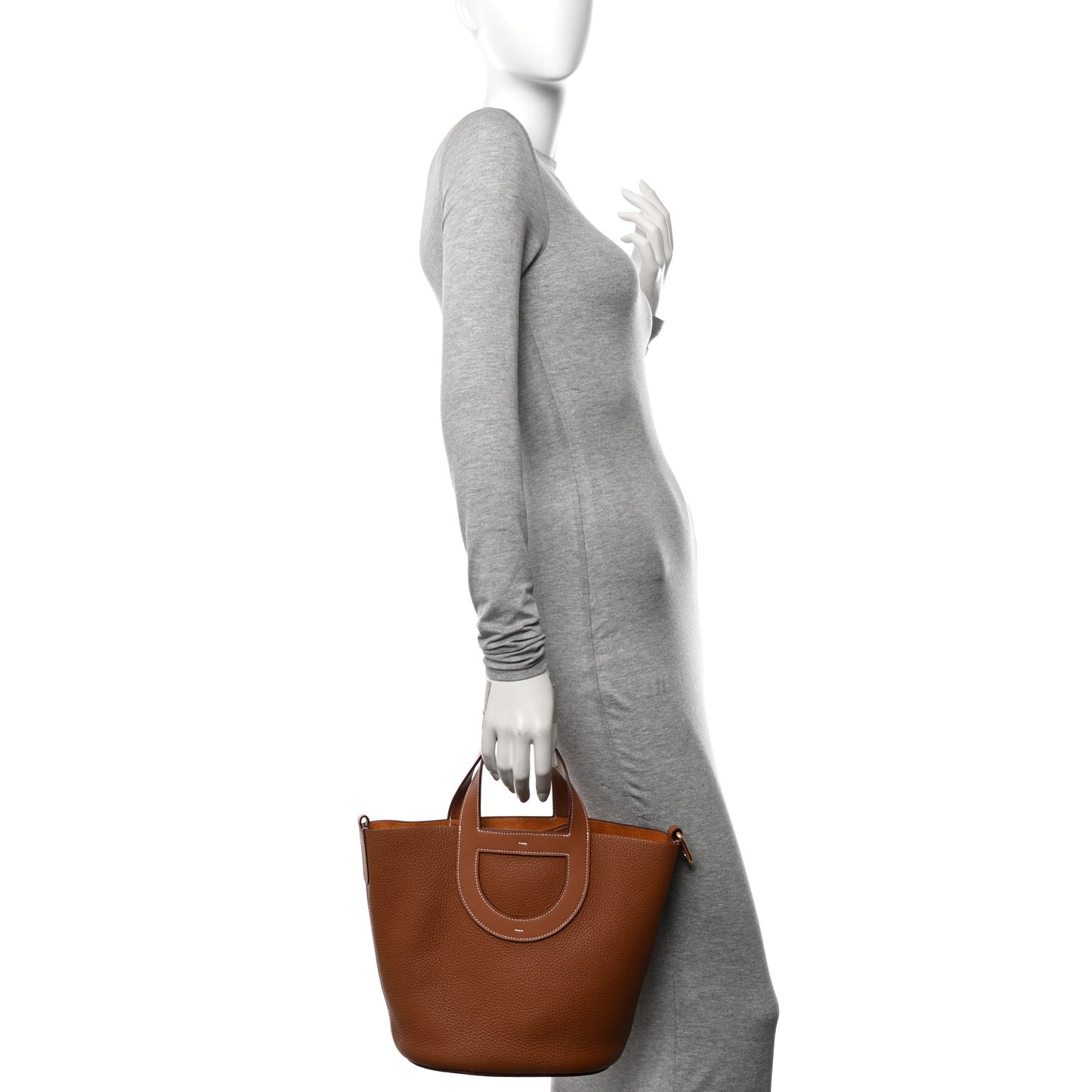 Taurillon Clemence Swift In-The-Loop 23 Bag Gold