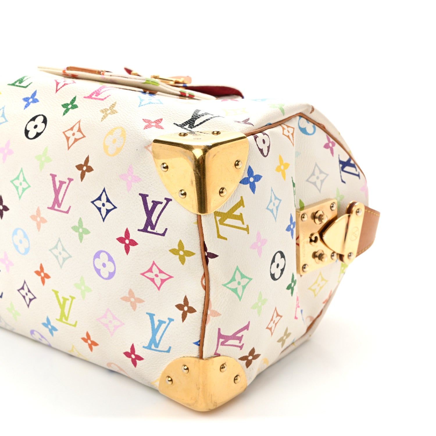 Louis Vuitton Monogram Multicolor Speedy 30 White 9 of 10