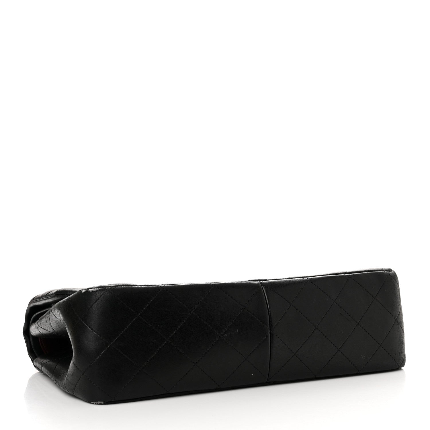 Chanel Lambskin Quilted Jumbo Double Flap Black 4 of 18