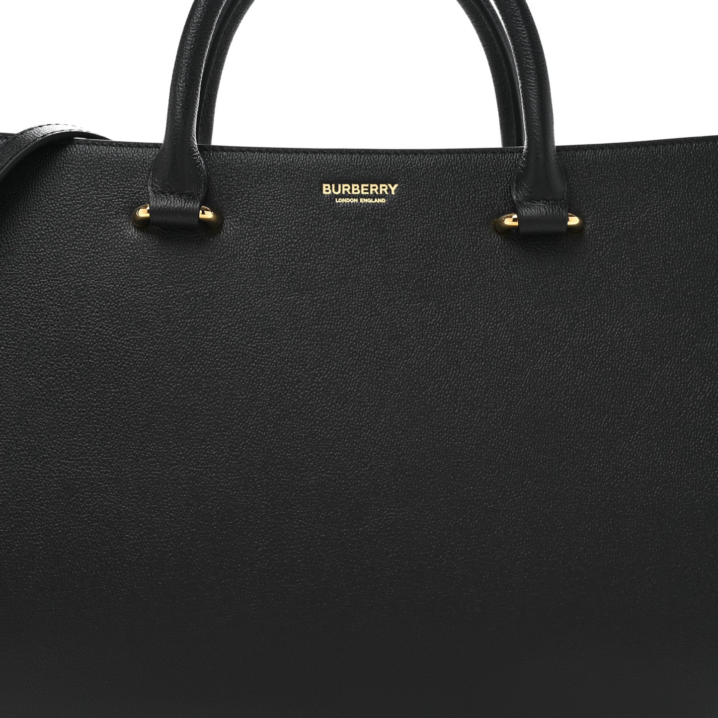 Calfskin Mega Check Small Banwell Tote  Black