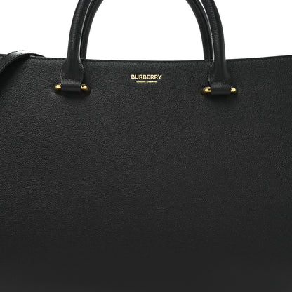 Burberry Calfskin Mega Check Small Banwell Tote  Black 9 of 13