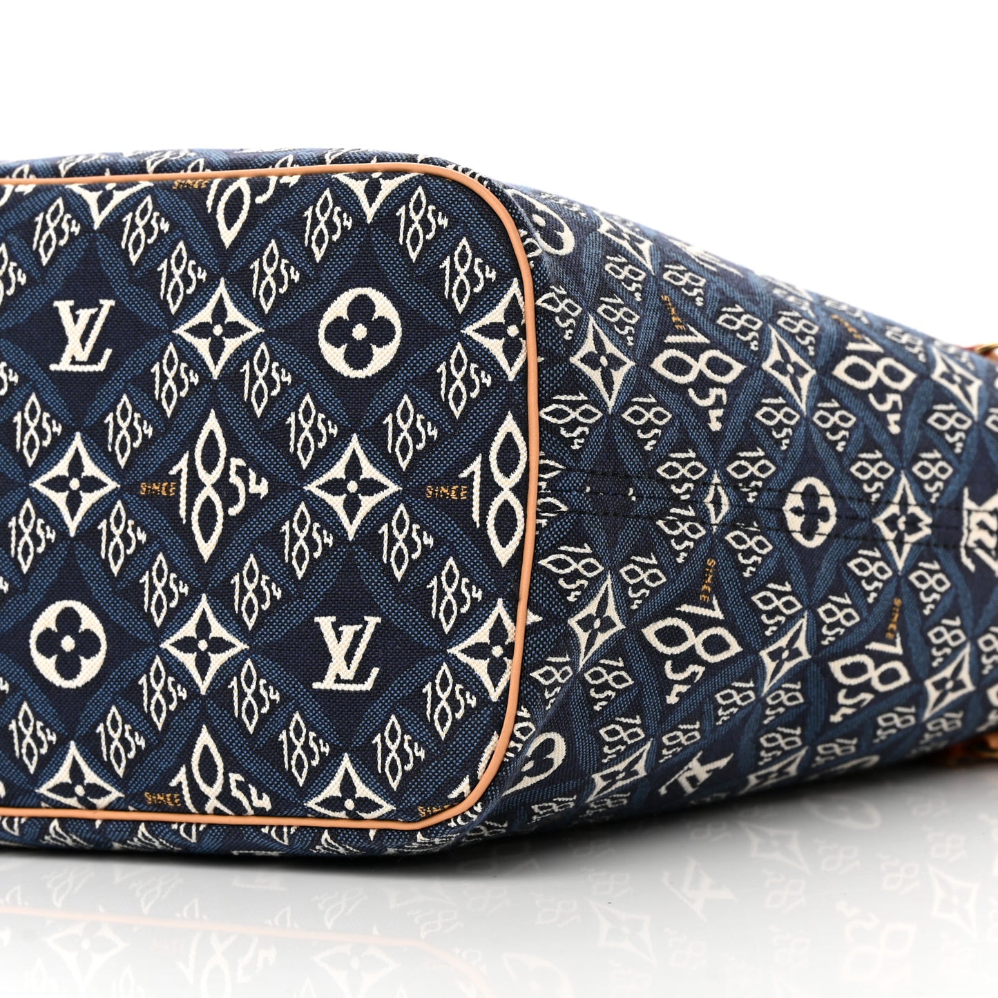 Jacquard Since 1854 Neverfull MM Blue