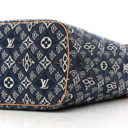 Louis Vuitton Jacquard Since 1854 Neverfull MM Blue 10 of 15