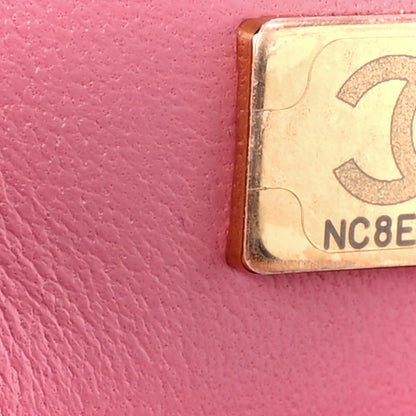 Chanel Lambskin Quilted Mini Strass On Top Flap Pink 8 of 11