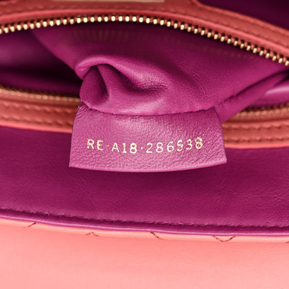 Bulgari Calfskin Quilted Serpenti Forever Backpack Pink 7 of 11