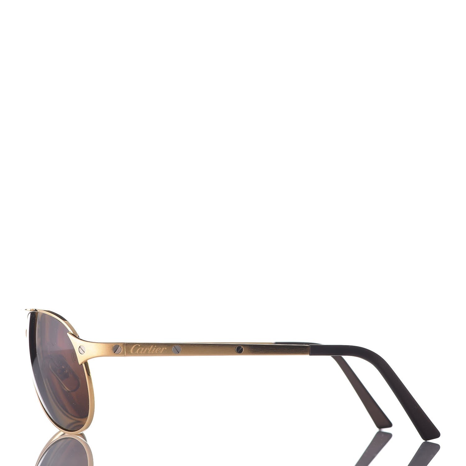 Cartier Santos Dumont Vendome Aviator Sunglasses T8200747 Gold 3 of 7