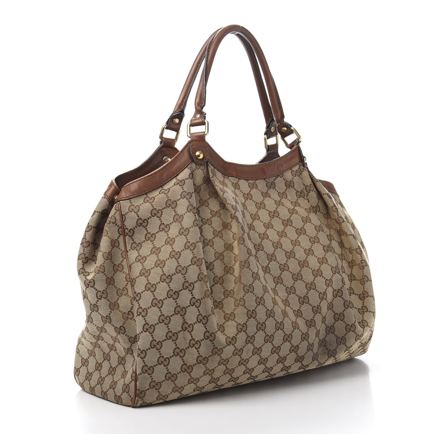Gucci Monogram Large Sukey Tote Dark Brown 3 of 17