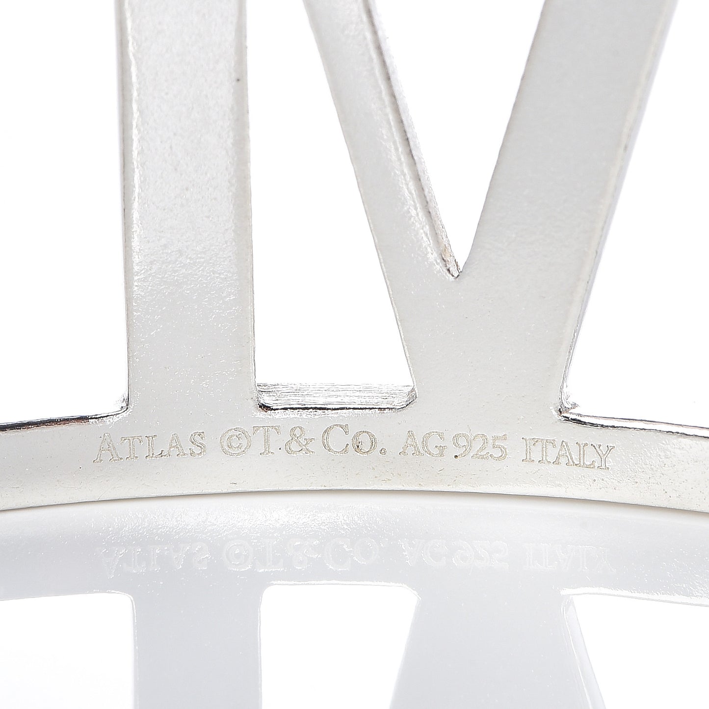 Sterling Silver Atlas Open Bangle Bracelet