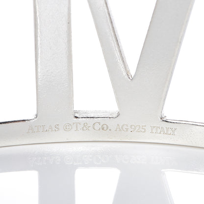 Tiffany Sterling Silver Atlas Open Bangle Bracelet 4 of 4