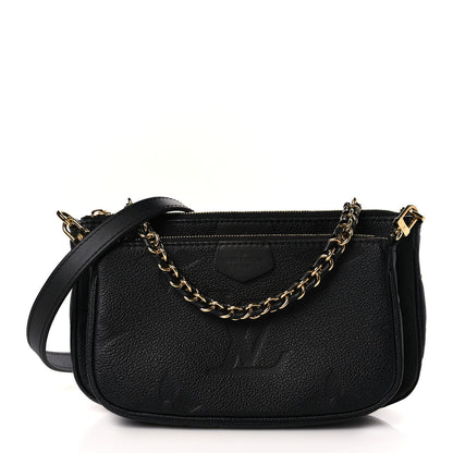 Louis Vuitton Empreinte Monogram Giant Multi Pochette Accessories Black 1 of 7