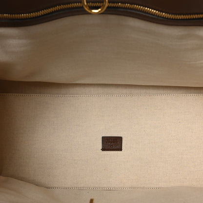 Gucci GG Supreme Monogram Fake/Not Large Retro Interlocking G Tote Bag Beige Brown Sugar 5 of 10
