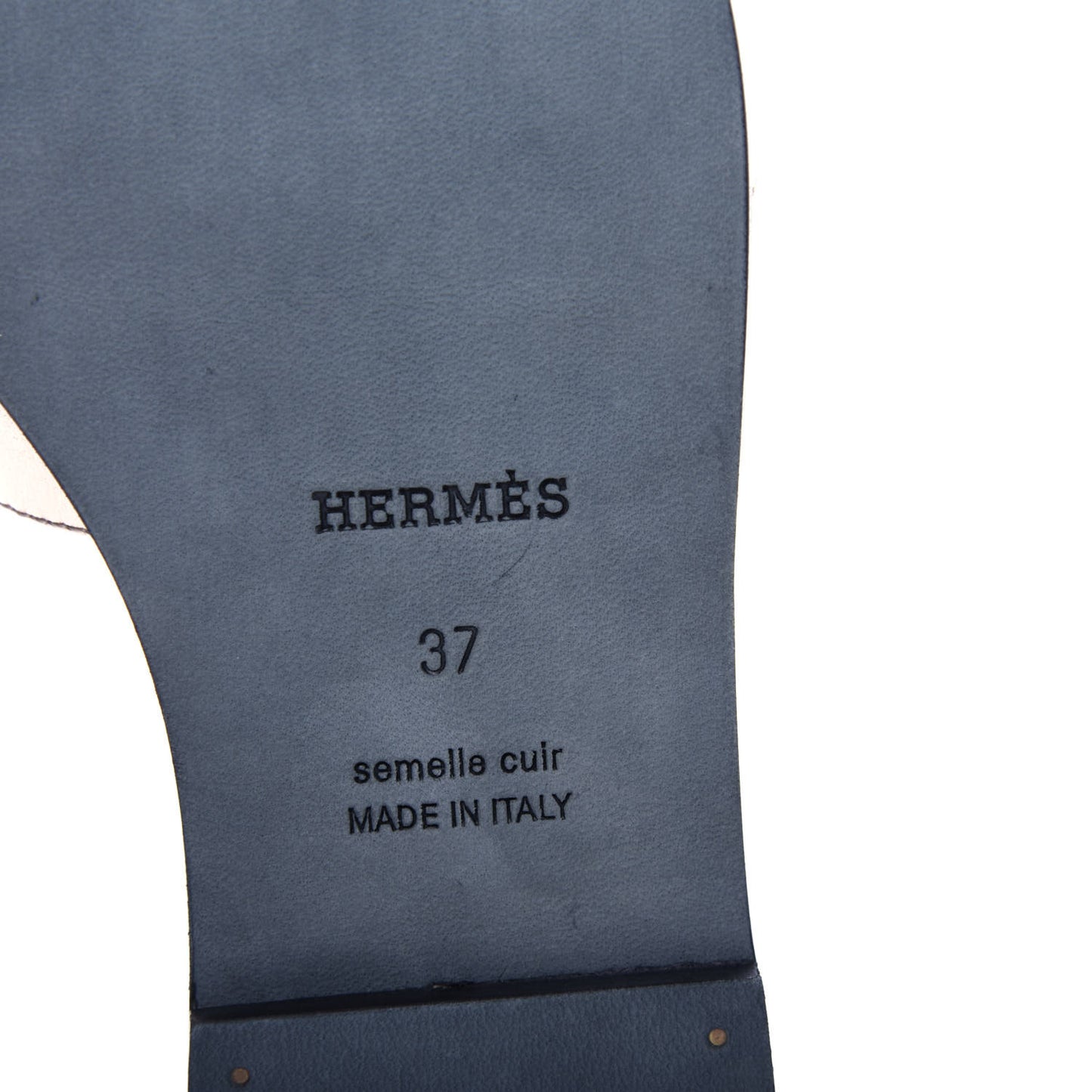 Metallic Nappa Oran Sandals 37 Rose Dore