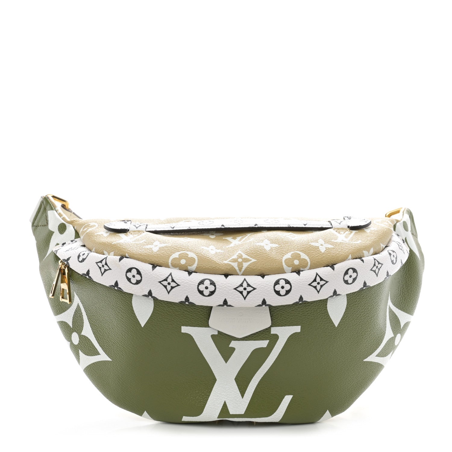 Louis Vuitton Monogram Giant Bumbag Kaki Beige 1 of 11