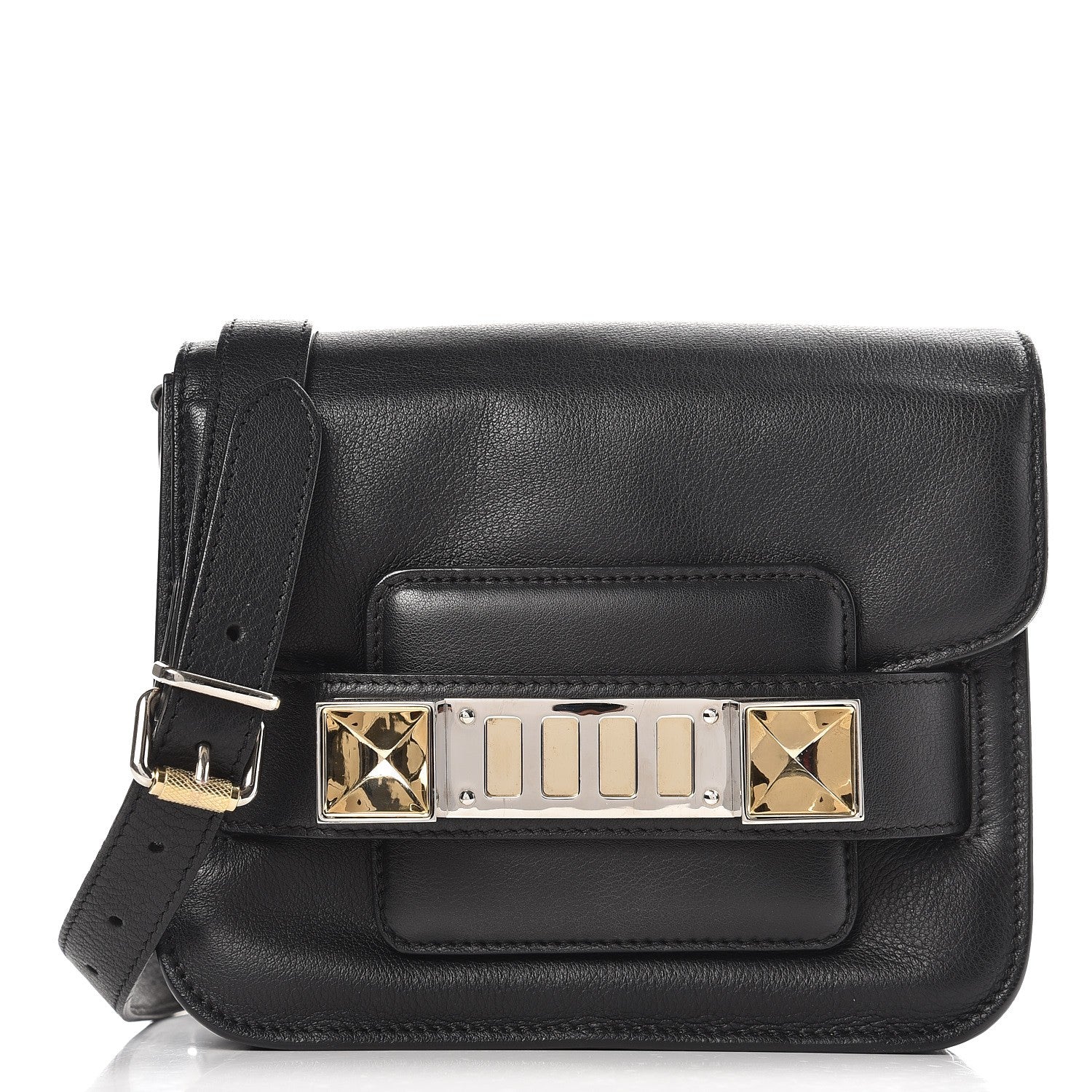 Proenza Schouler Calfskin PS11 Tiny Shoulder Bag Black 3 of 11
