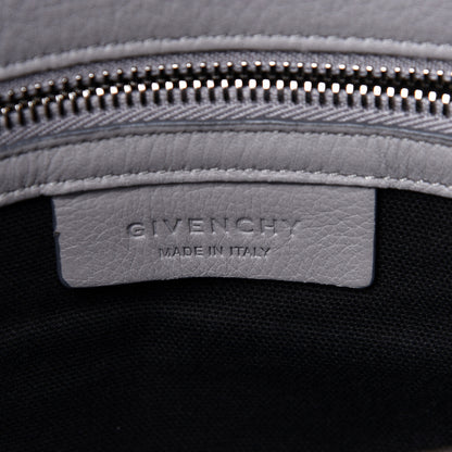 Givenchy Grained Calfskin Medium Pandora Pure Flap Bag Pearl Grey 9 of 19