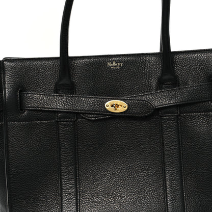 Mulberry Classic Grain Bayswater Zip Tote Black 7 of 11