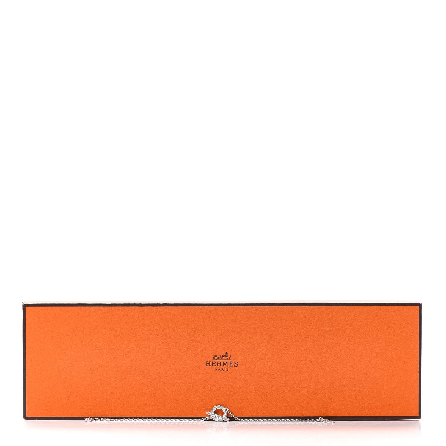 Hermes 18K White Gold Diamond Finesse Bracelet SH 5 of 5