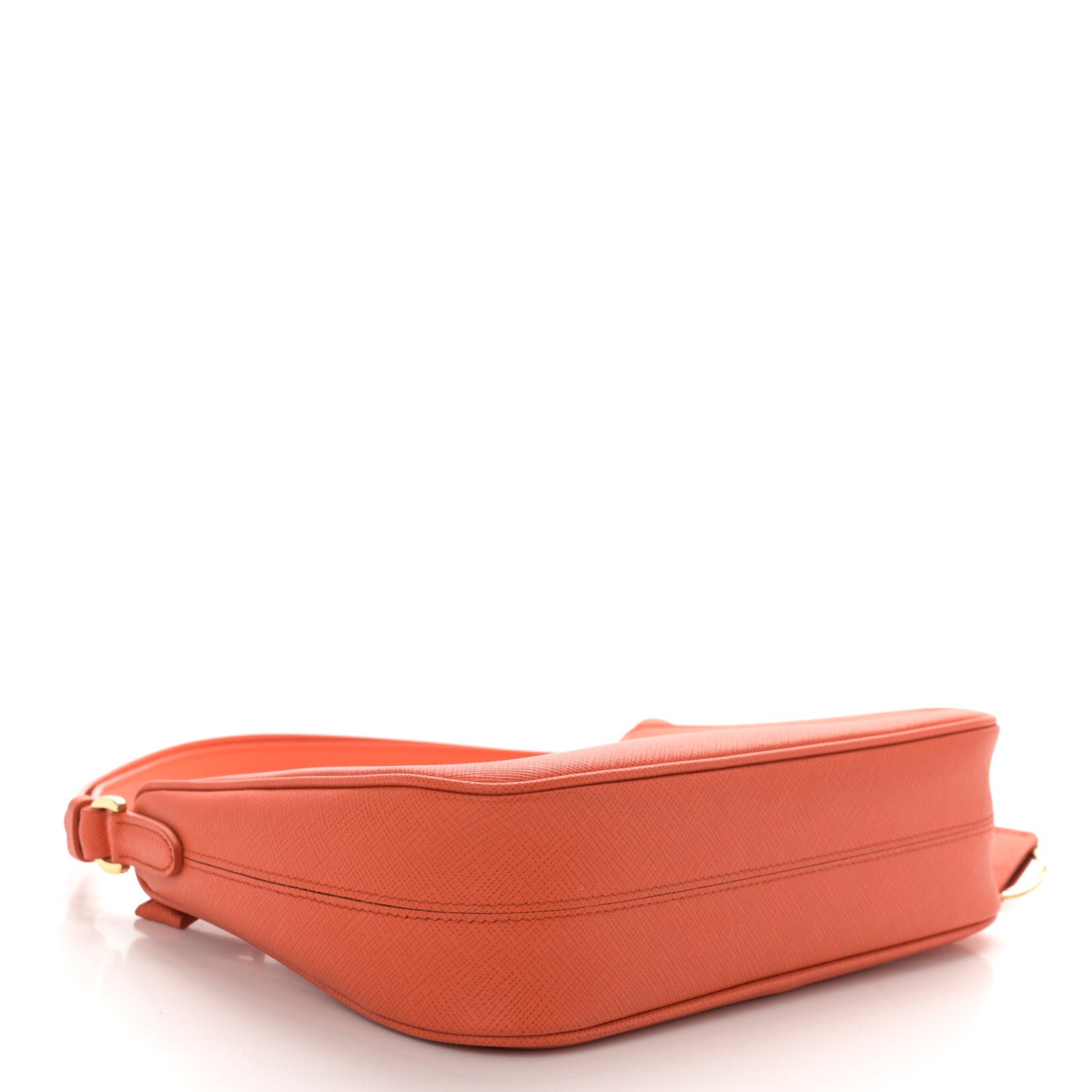 Prada Saffiano Lux Mini Re-Edition Shoulder Bag Arancio 4 of 11